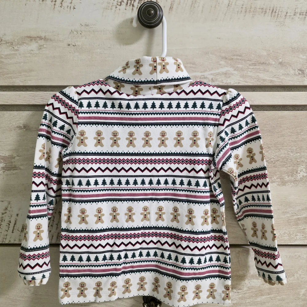 Gymboree White Gingerbread Turtleneck